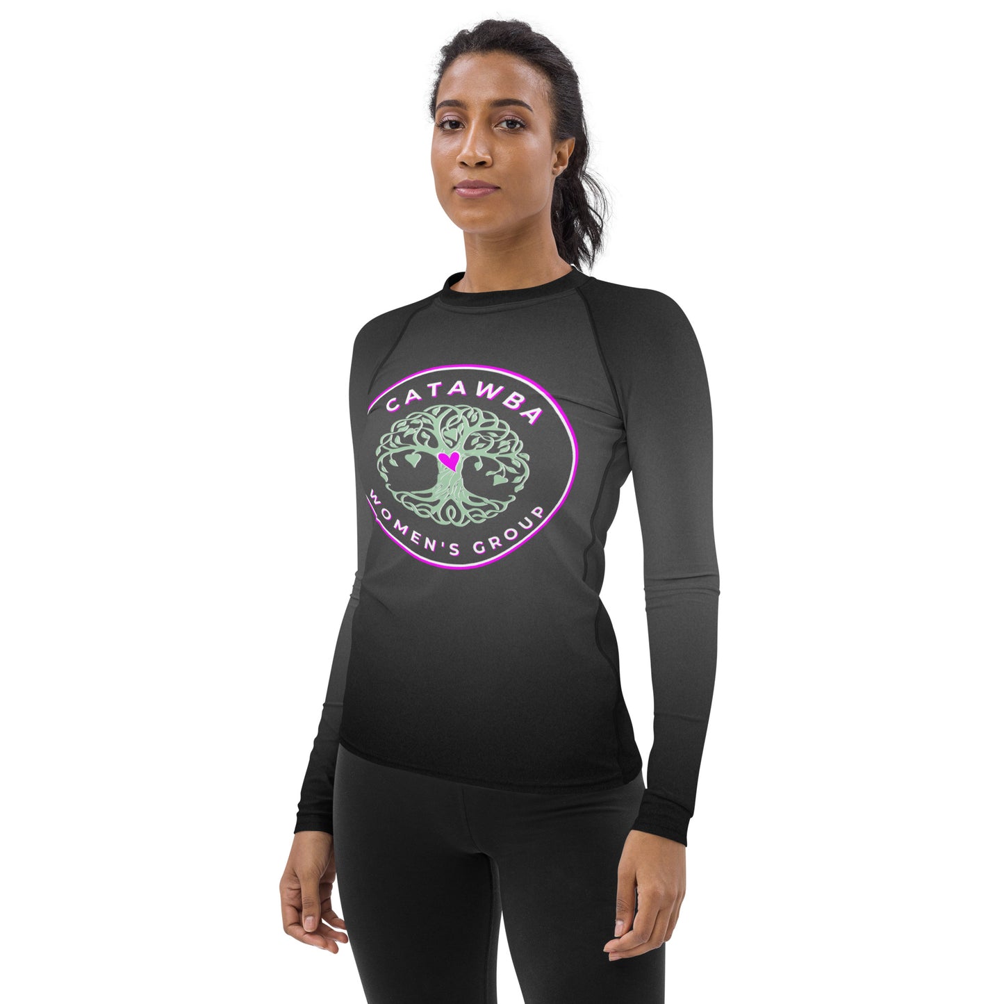 30 - Black Women's Rash Guard - Long Sleeved