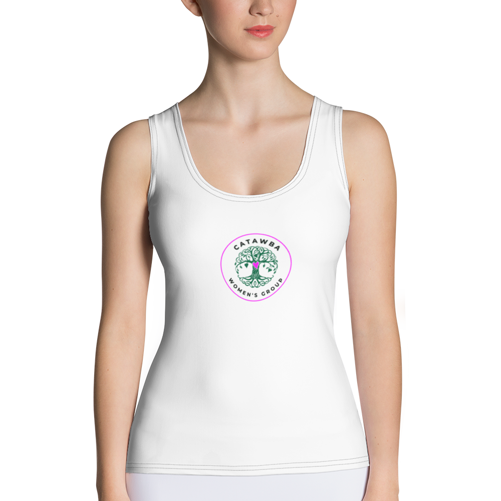 27- White Sublimation Cut & Sew Tank Top - Snug